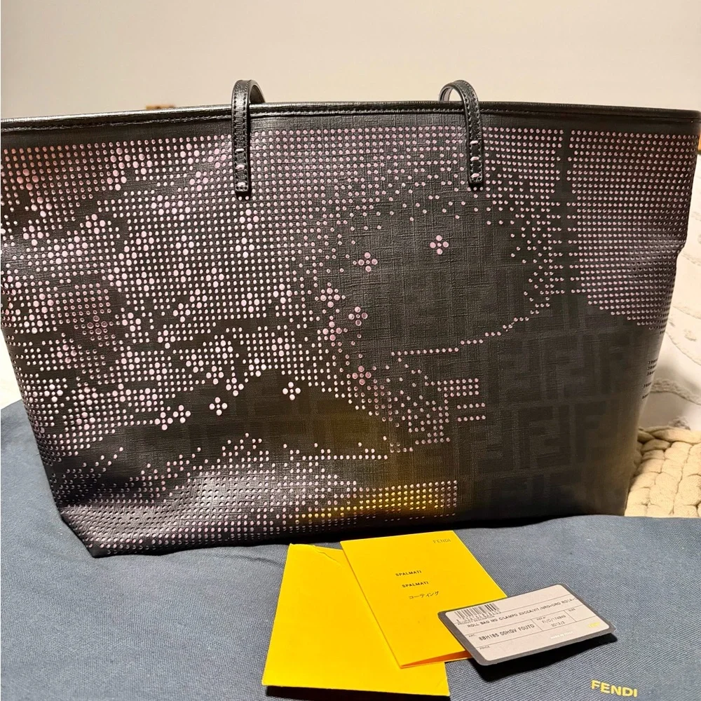 Fendi Zucca FF Roll Tote (Medium) - Picture 2 of 7